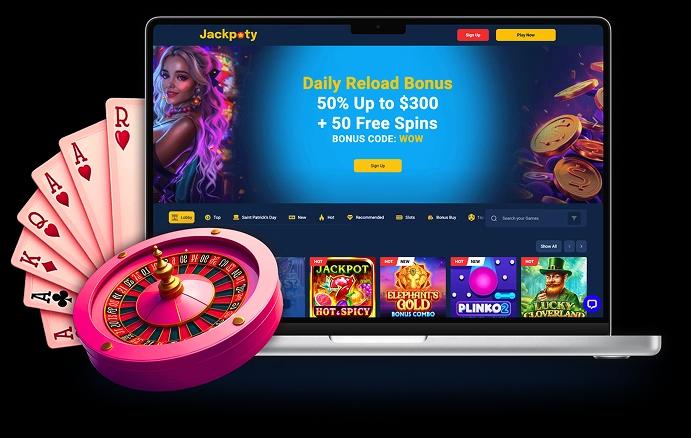 Jackpoty Casino Canada Desktop